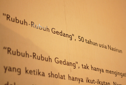 Detail "Rubuh-Rubuh Gedang", 50 Tahun Usia Nasirun #1