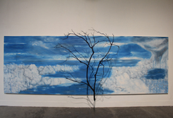 Schwarzer Baum Im Himmel