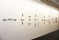"Tools Alphabet-Paint Roller Series" Installation view