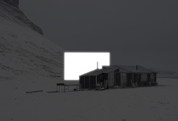 Cabin at Skansbukta, Svalbard