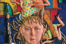 Portrait In Front of Art History