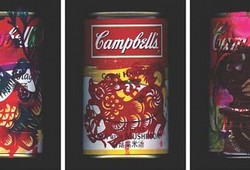 Tribute to Campbell's - Rooster, Dog, Pig