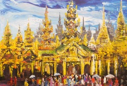 Pagoda at Yangon