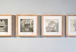 Etching Aquatint Series Installation View