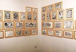 "The Graphite, Dust and Indian Ink of Hahan" Installation View #3