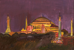 Hagia Sophia at Night  