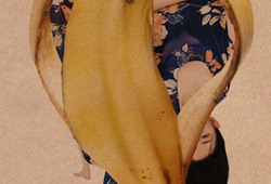 Unfamiliar Roots- Walking Banana  Artist: Yaya Sung  Dimension: 60 cm × 120 cm  Media: 