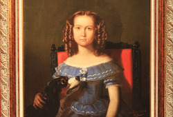 Potret Gadis dengan Anjing